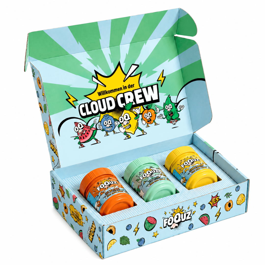 FOQUZ Duftdosen Bundle – Kaugummi für die Nase 3er Set - TwentyFourParty