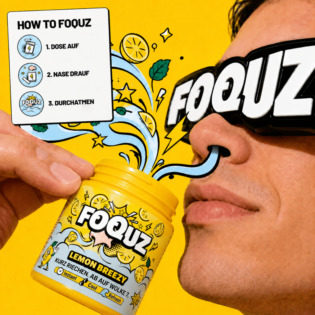 FOQUZ Lemon Breezy – Duftdose mit frischer Zitronennote - TwentyFourParty