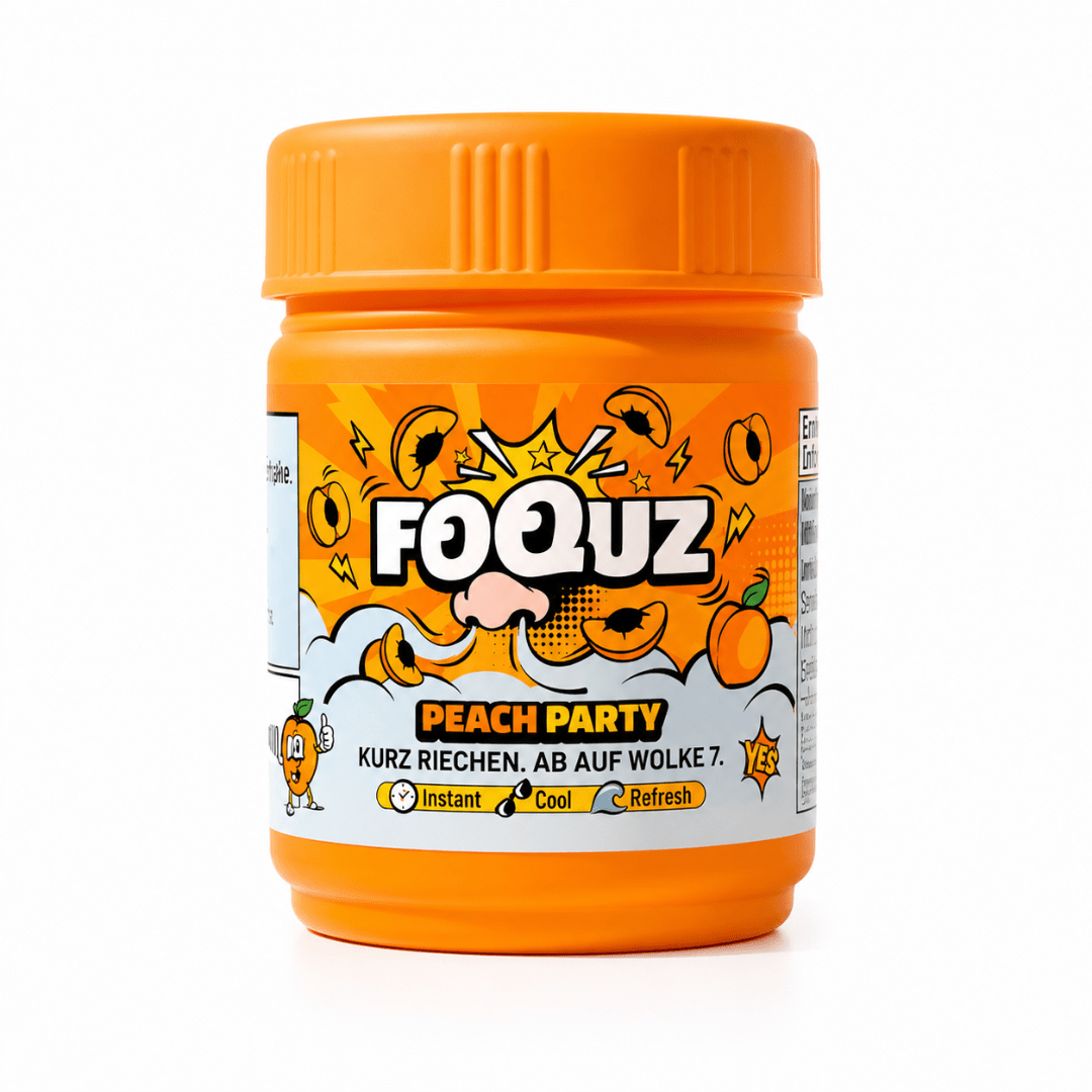 FOQUZ Peach Party – Kaugummi für die Nase mit Pfirsichduft - TwentyFourParty
