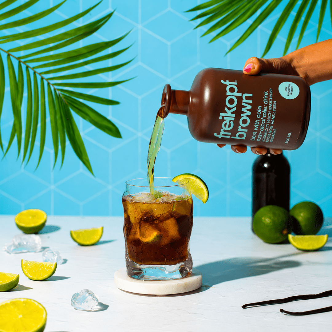 Freikopf Brown 500 ml – Alkoholfreie Rum-Alternative - TwentyFourParty