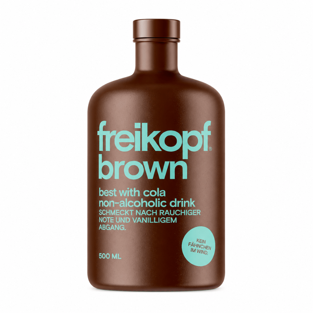 Freikopf Brown 500 ml – Alkoholfreie Rum-Alternative - TwentyFourParty