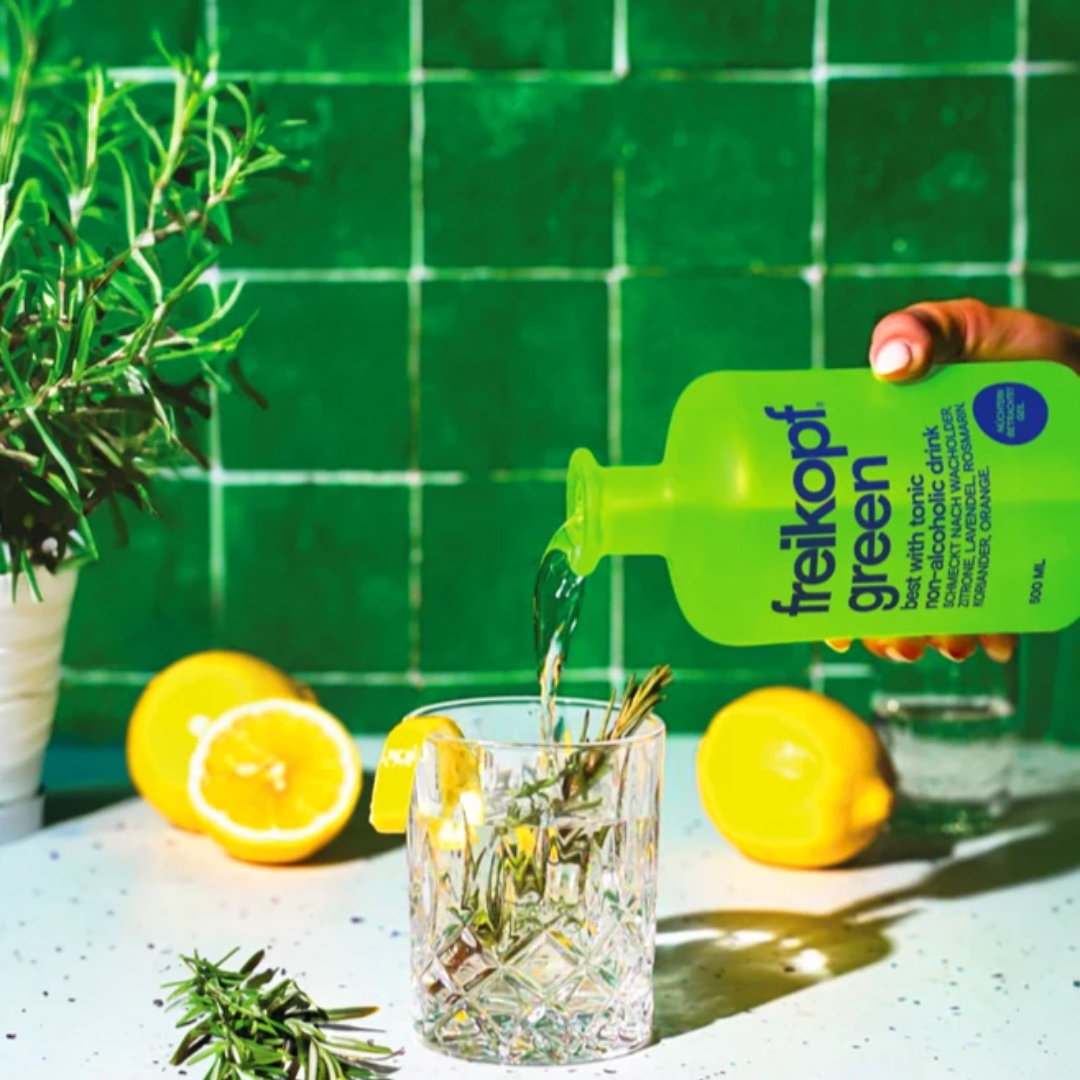 Freikopf Green 500 ml – Alkoholfreie Gin-Alternative - TwentyFourParty