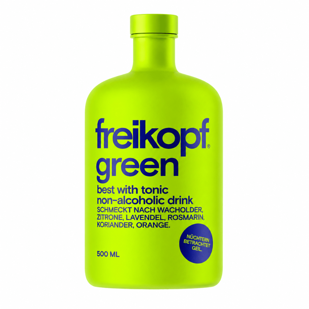 Freikopf Green 500 ml – Alkoholfreie Gin-Alternative - TwentyFourParty