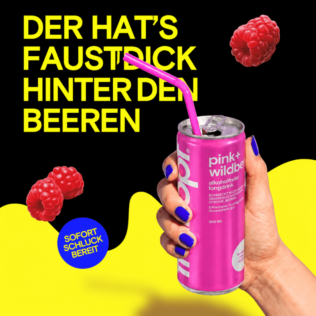 Freikopf Pink + Wildberry 0,0% Longdrink 250 ml - TwentyFourParty
