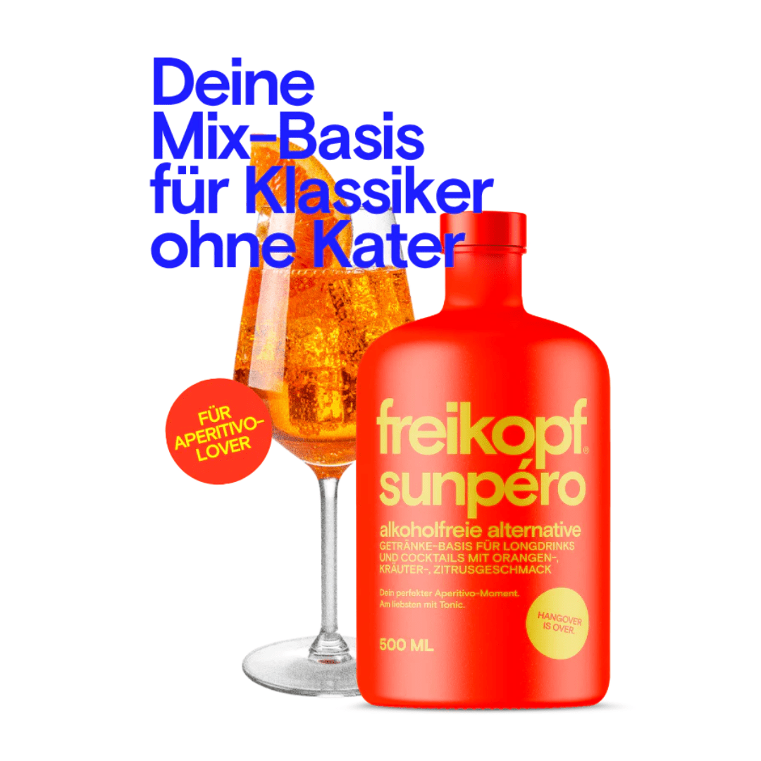 Freikopf Sunpéro 500 ml – Alkoholfreier Aperitivo - TwentyFourParty