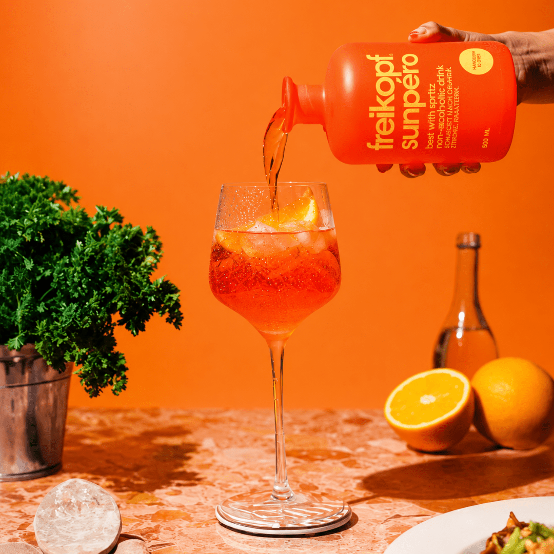 Freikopf Sunpéro 500 ml – Alkoholfreier Aperitivo - TwentyFourParty