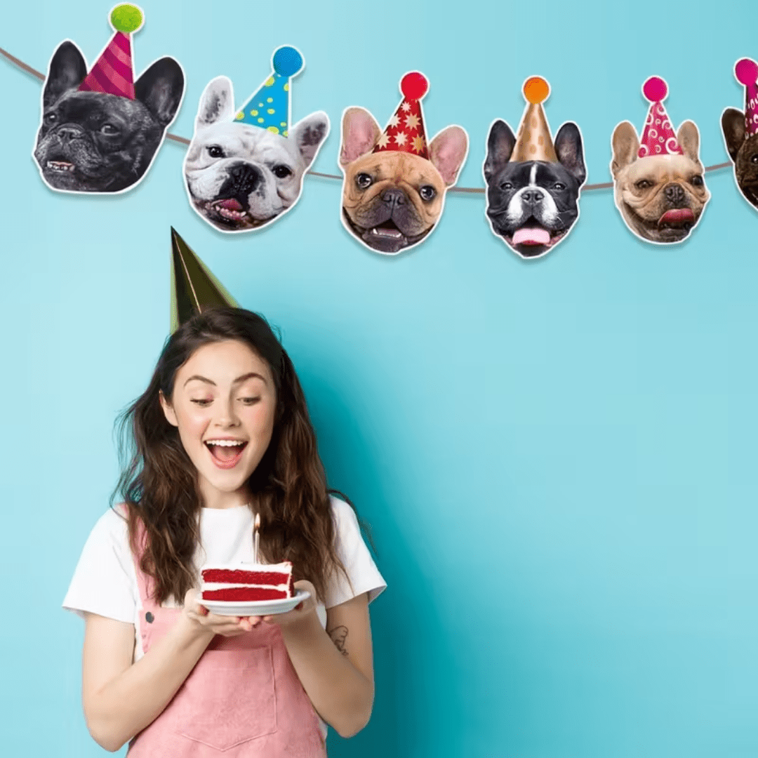 French Bulldog Partygirlande - TwentyFourParty