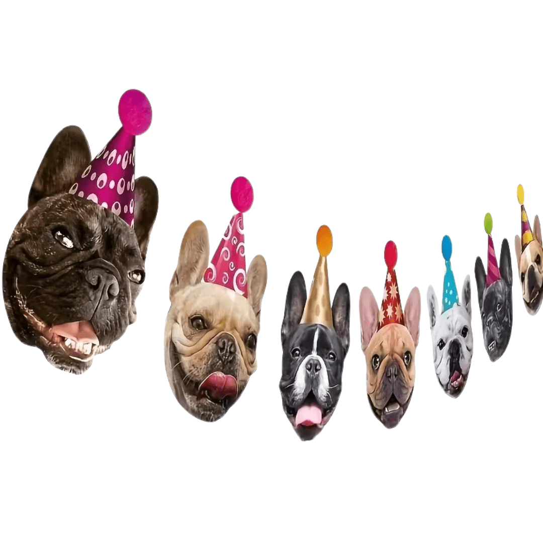 French Bulldog Partygirlande - TwentyFourParty