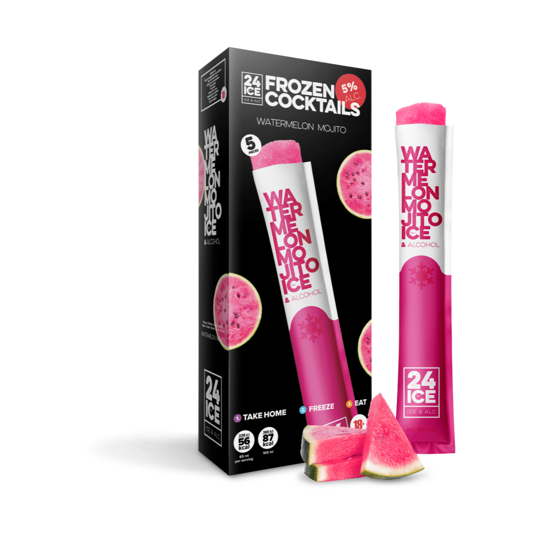 Frozen Cocktails Watermelon Mojito - TwentyFourParty