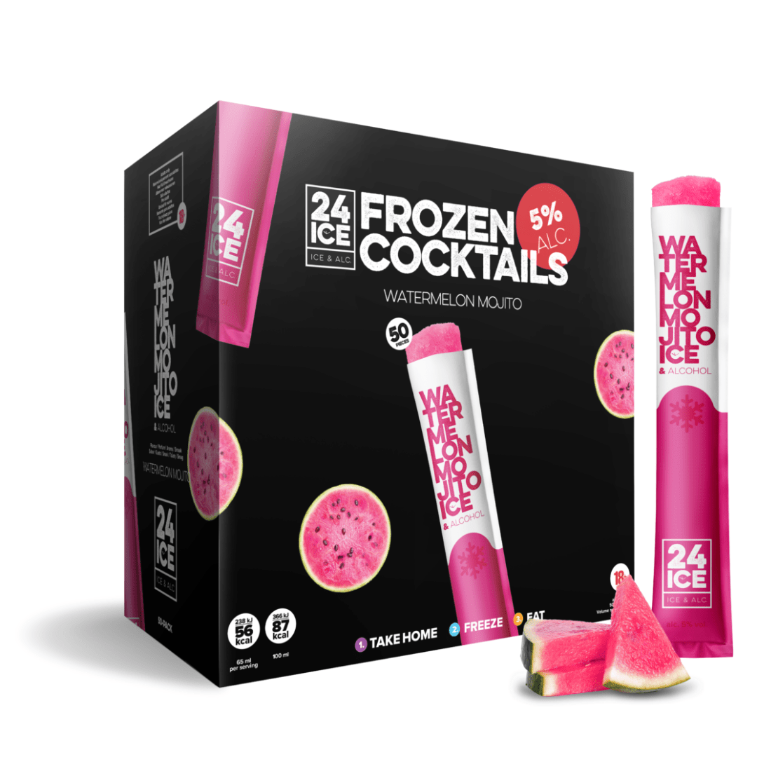 Frozen Cocktails Watermelon Mojito - TwentyFourParty