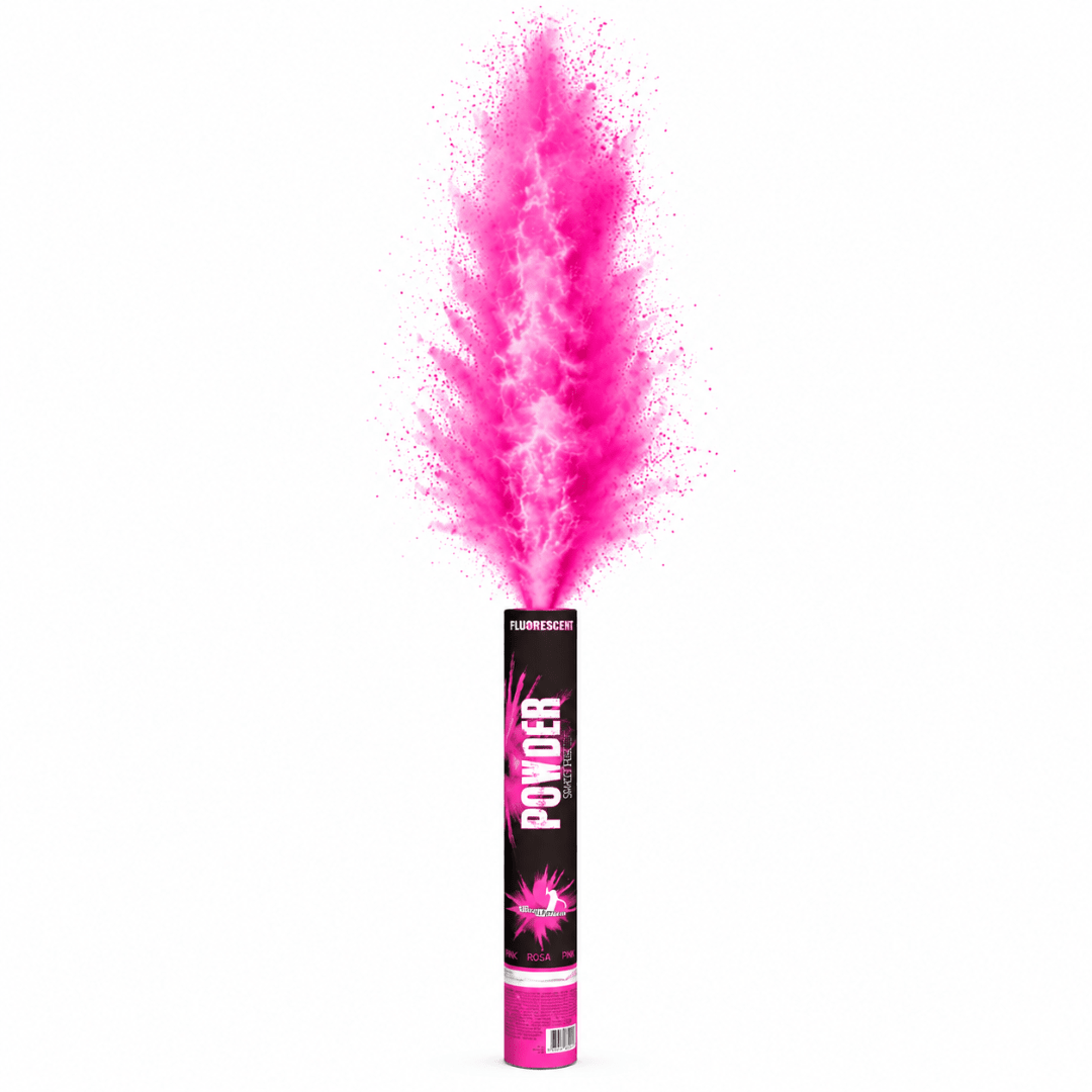 Gender Reveal Pink Pulver Shooter Set - TwentyFourParty