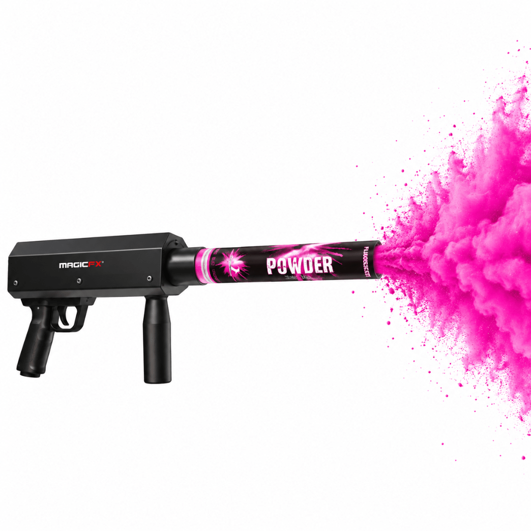 Gender Reveal Pink Pulver Shooter Set - TwentyFourParty