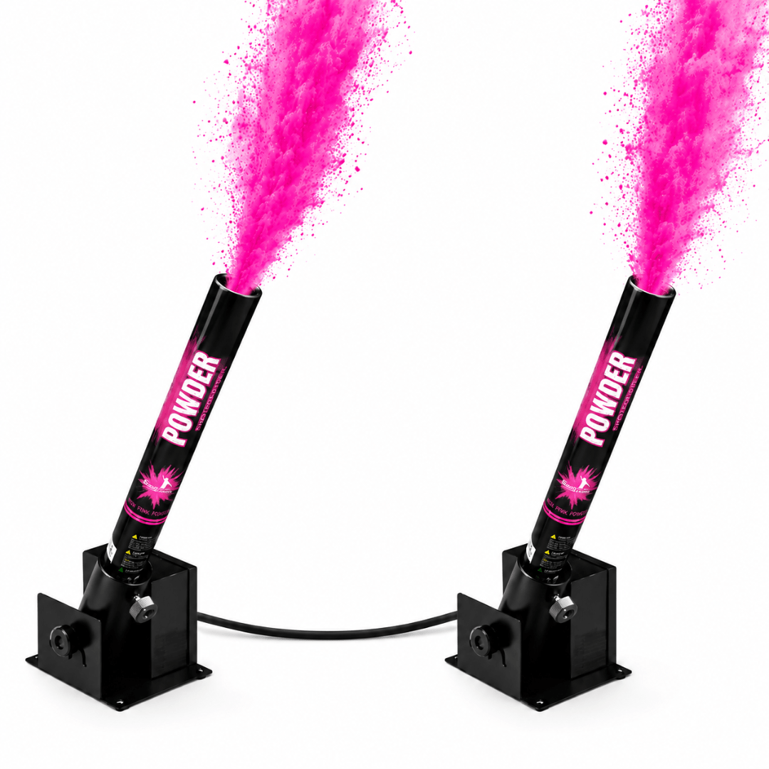 Gender Reveal Stand-Launcher Komplettset Pink - TwentyFourParty