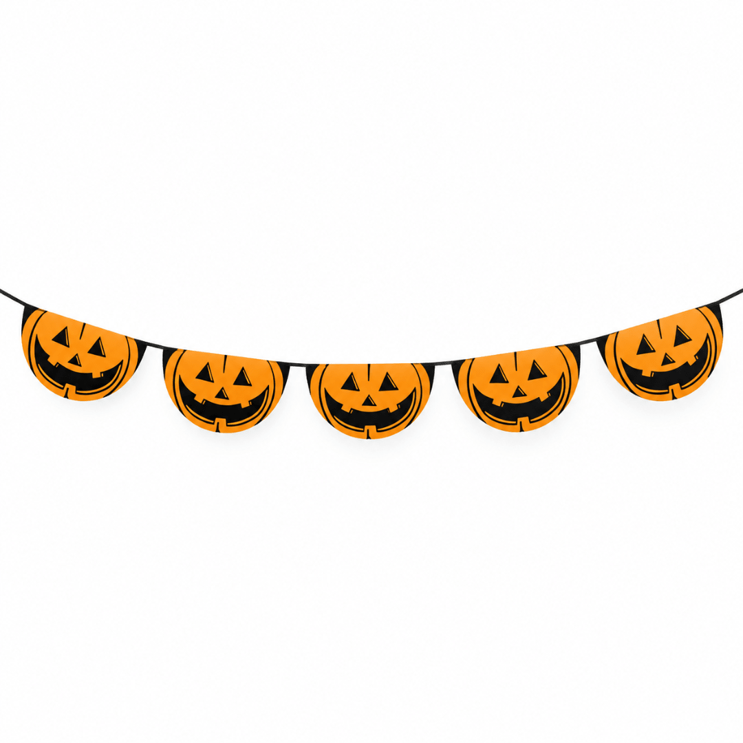 Girlande Halloween Kürbisse 5,5 m - TwentyFourParty