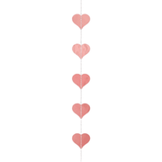 Girlande Herz Rosegold - TwentyFourParty