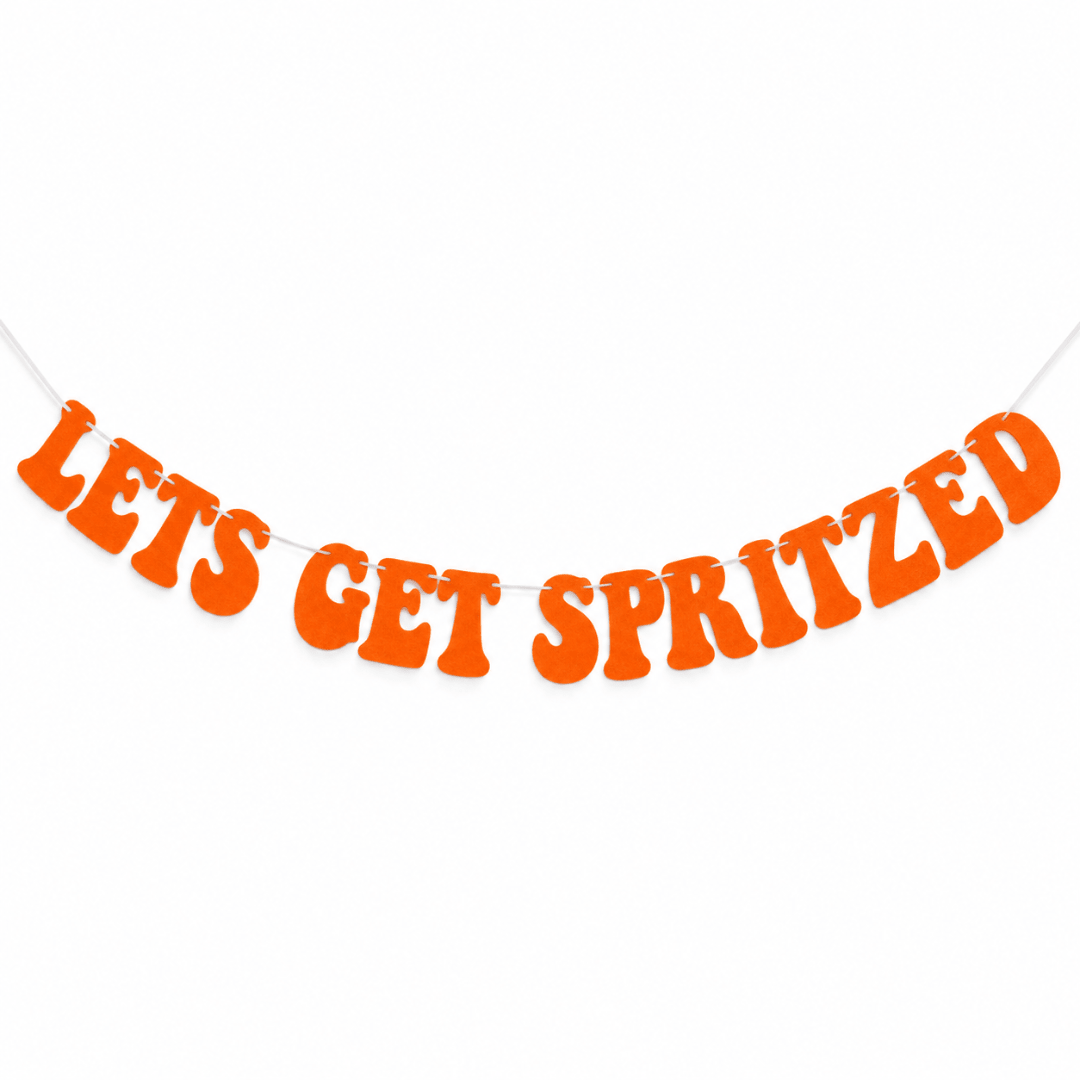 Girlande Let’s Get Spritzed Orange - TwentyFourParty
