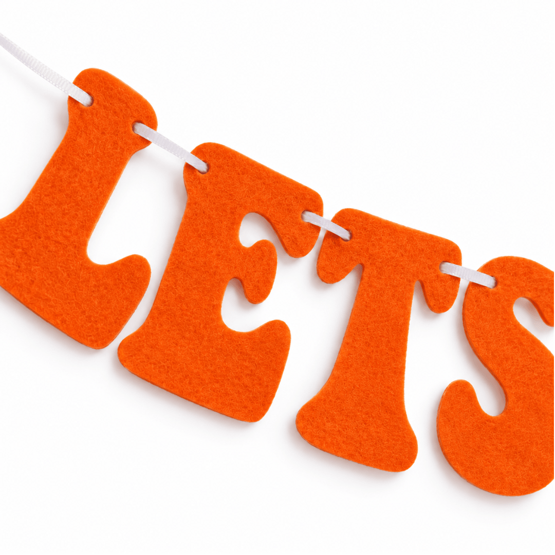 Girlande Let’s Get Spritzed Orange - TwentyFourParty