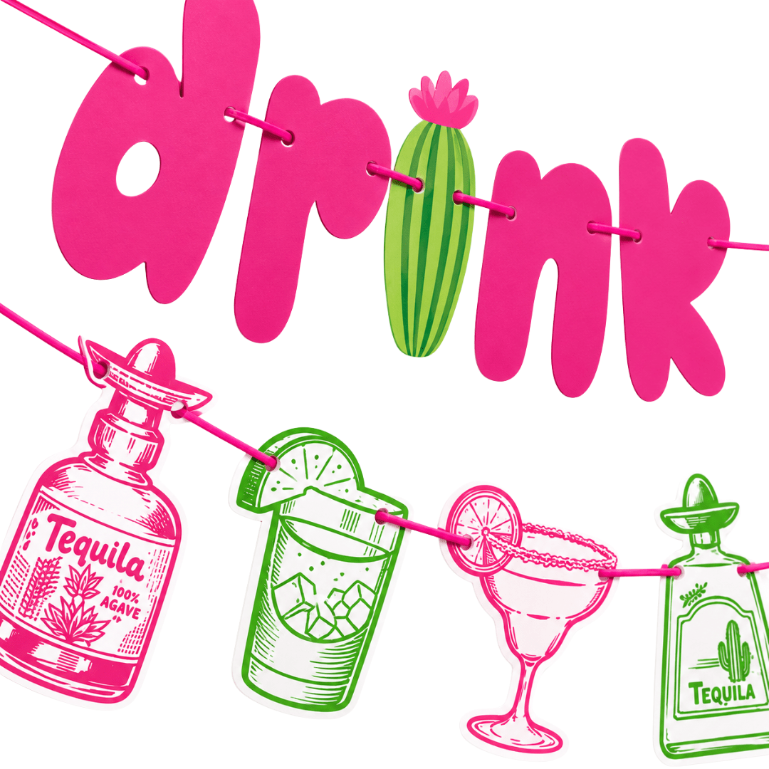 Girlande Save Water Drink Tequila - TwentyFourParty