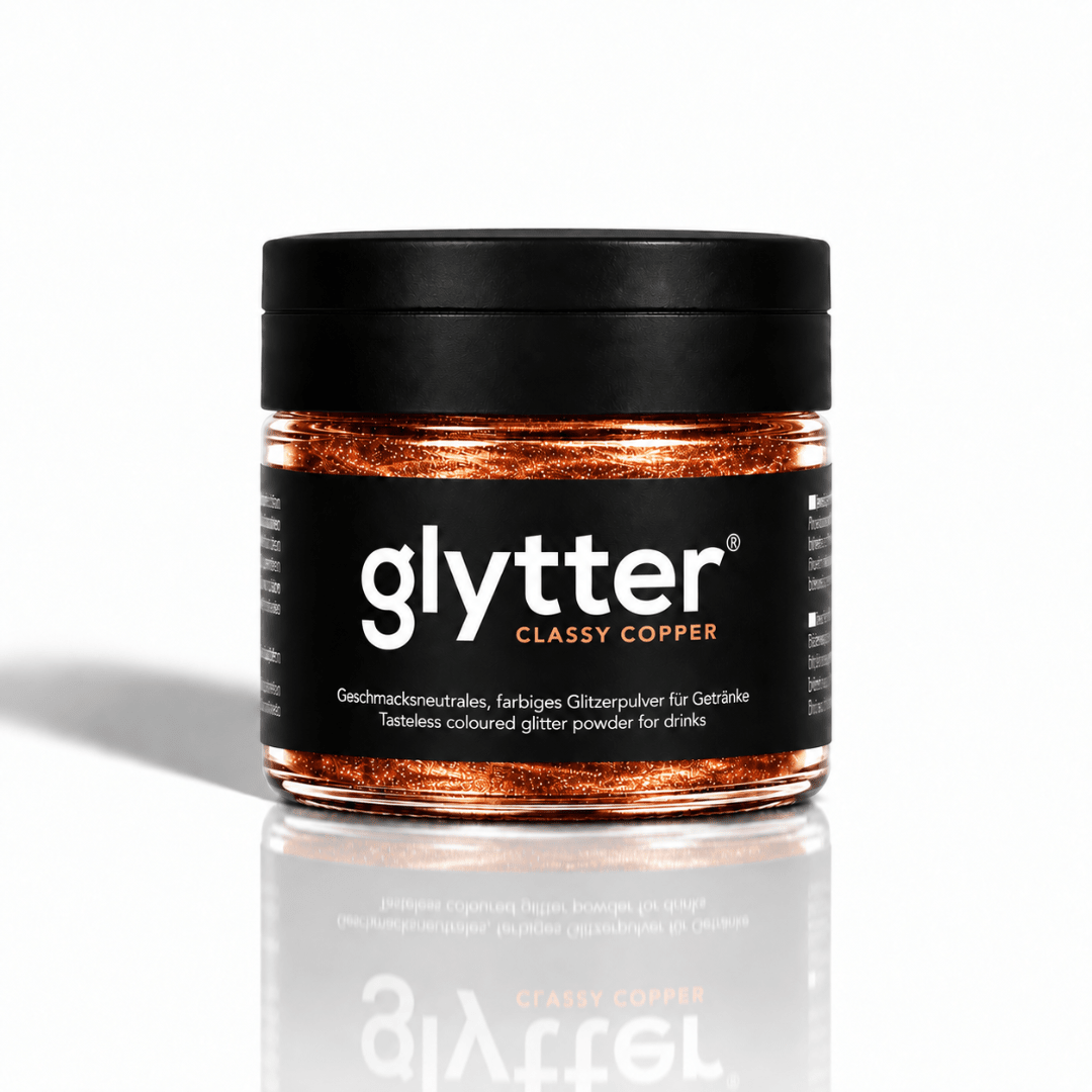 glytter Getränkeglitzer Kupfer 10 g - TwentyFourParty