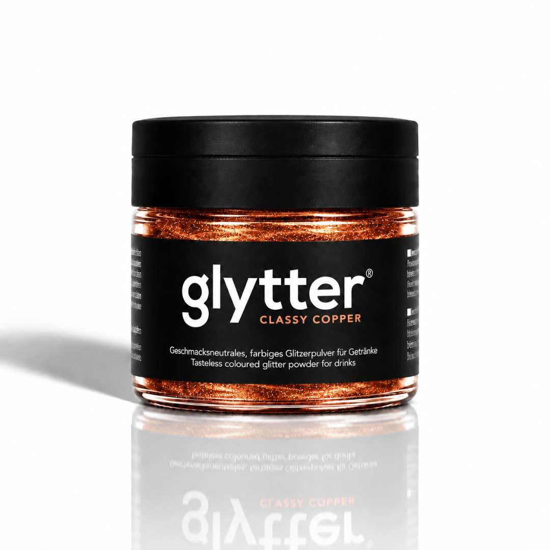 glytter Getränkeglitzer Kupfer 10 g