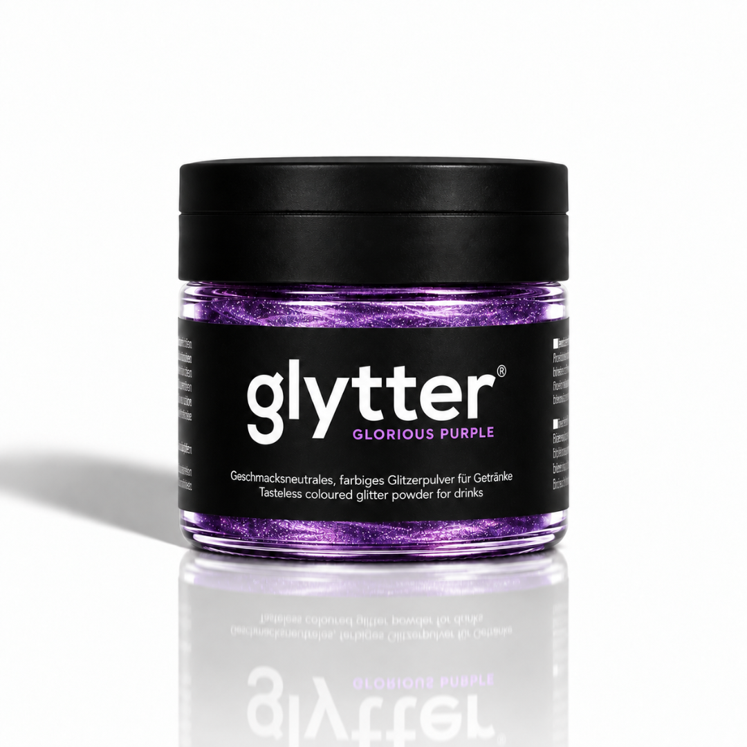 glytter Getränkeglitzer Lila 10 g