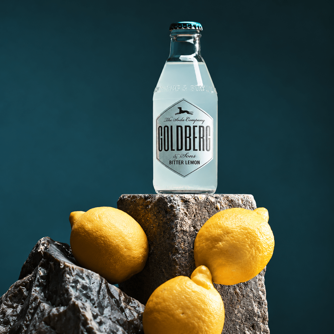 GOLDBERG Bitter Lemon 0,2 l – Zitrus-Tonic für Vodka Lemon - TwentyFourParty
