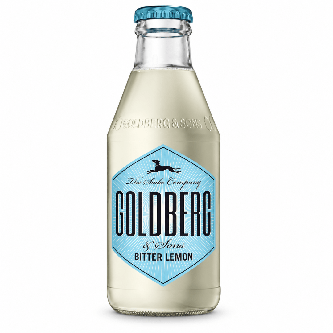 GOLDBERG Bitter Lemon 0,2 l – Zitrus-Tonic für Vodka Lemon - TwentyFourParty