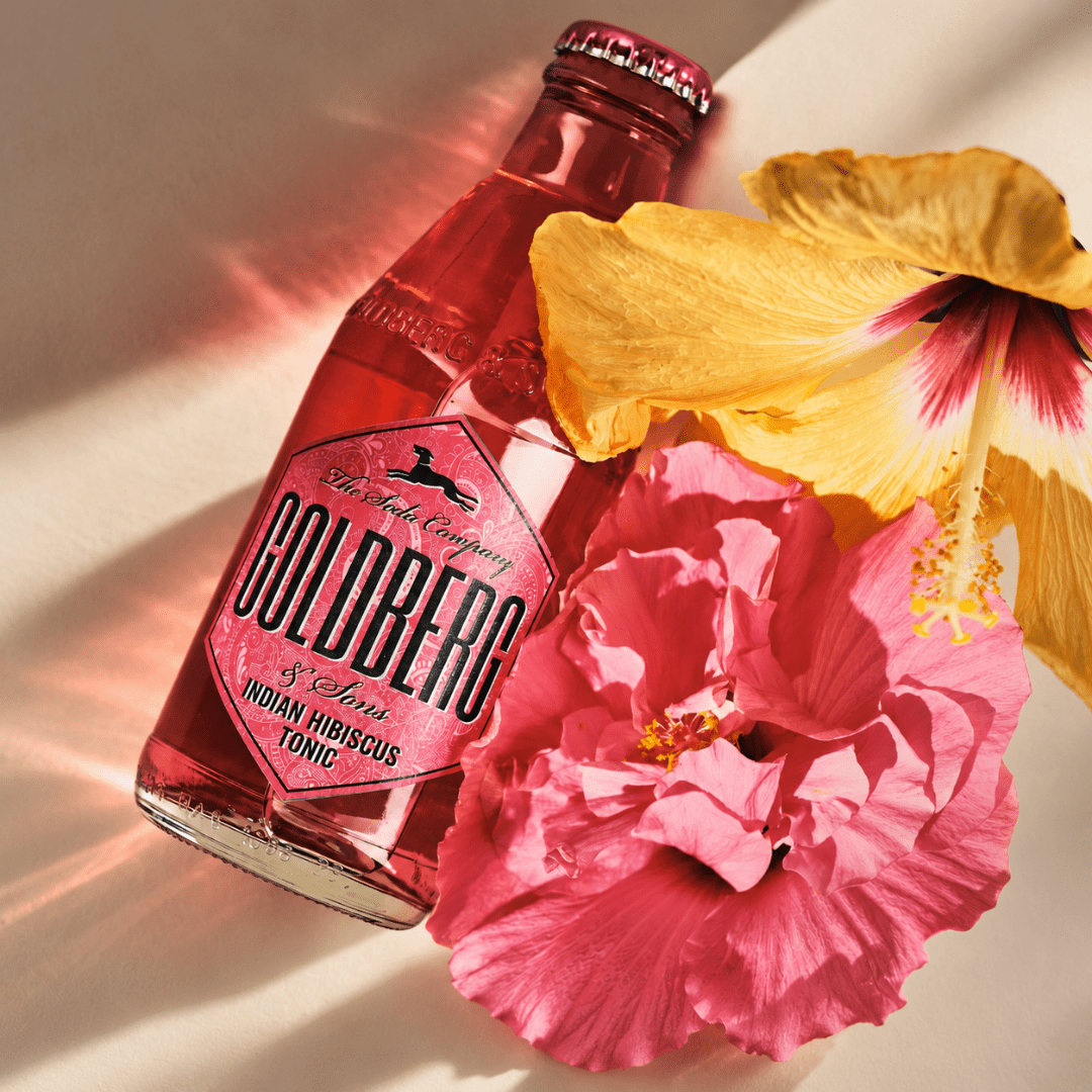 GOLDBERG Indian Hibiscus Tonic 0,2 l – Hibiskus-Tonic für florale Drinks - TwentyFourParty