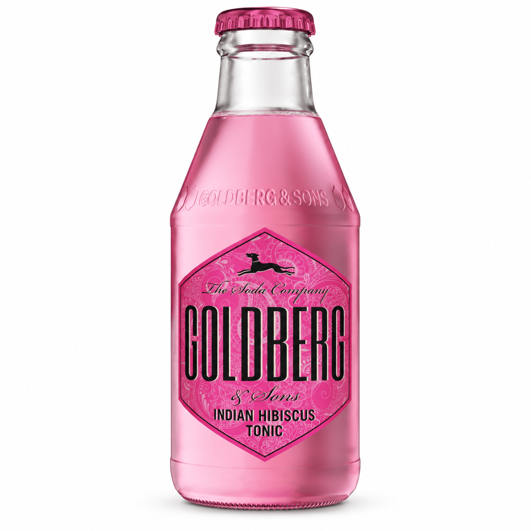 GOLDBERG Indian Hibiscus Tonic 0,2 l – Hibiskus-Tonic für florale Drinks - TwentyFourParty