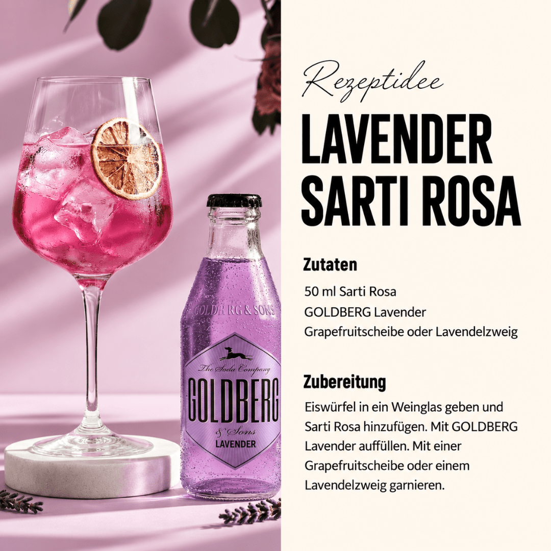 GOLDBERG Lavender 0,2 l – Lavendel-Limonade Limited Edition - TwentyFourParty