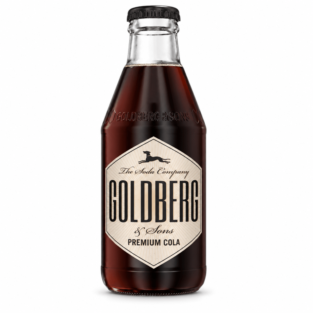 GOLDBERG Premium Cola 0,2 l – Cola für Rum & Whiskey - TwentyFourParty
