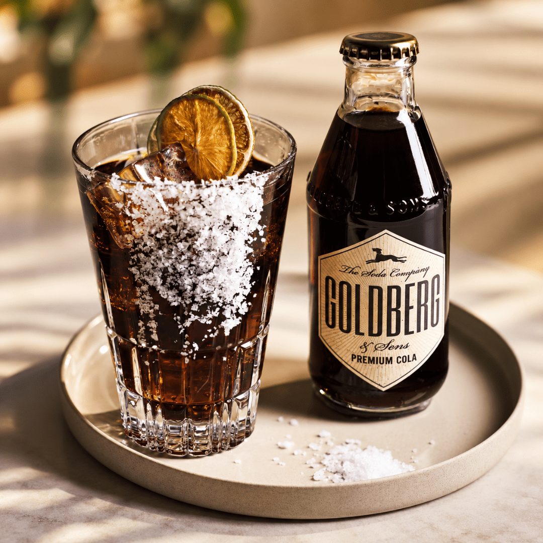 GOLDBERG Premium Cola 0,2 l – Cola für Rum & Whiskey - TwentyFourParty
