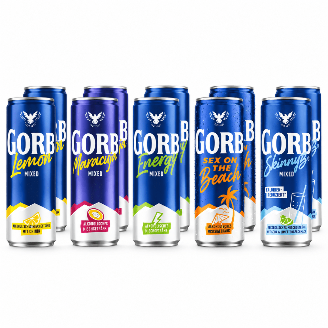 Gorbatschow Mix Set 10 × 330 ml 5 Sorten - TwentyFourParty