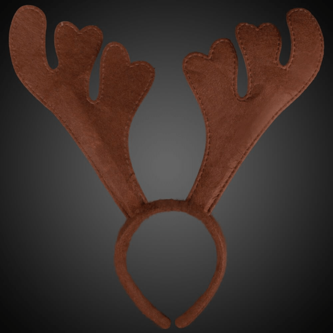 Haarreifen aus Filz mit Rentiergeweih - TwentyFourParty