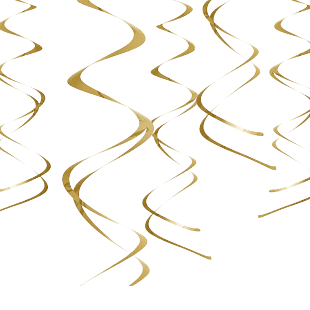 Hängespiralen Gold - TwentyFourParty