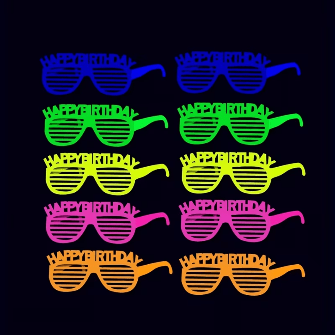 Happy Birthday Papierbrille - TwentyFourParty