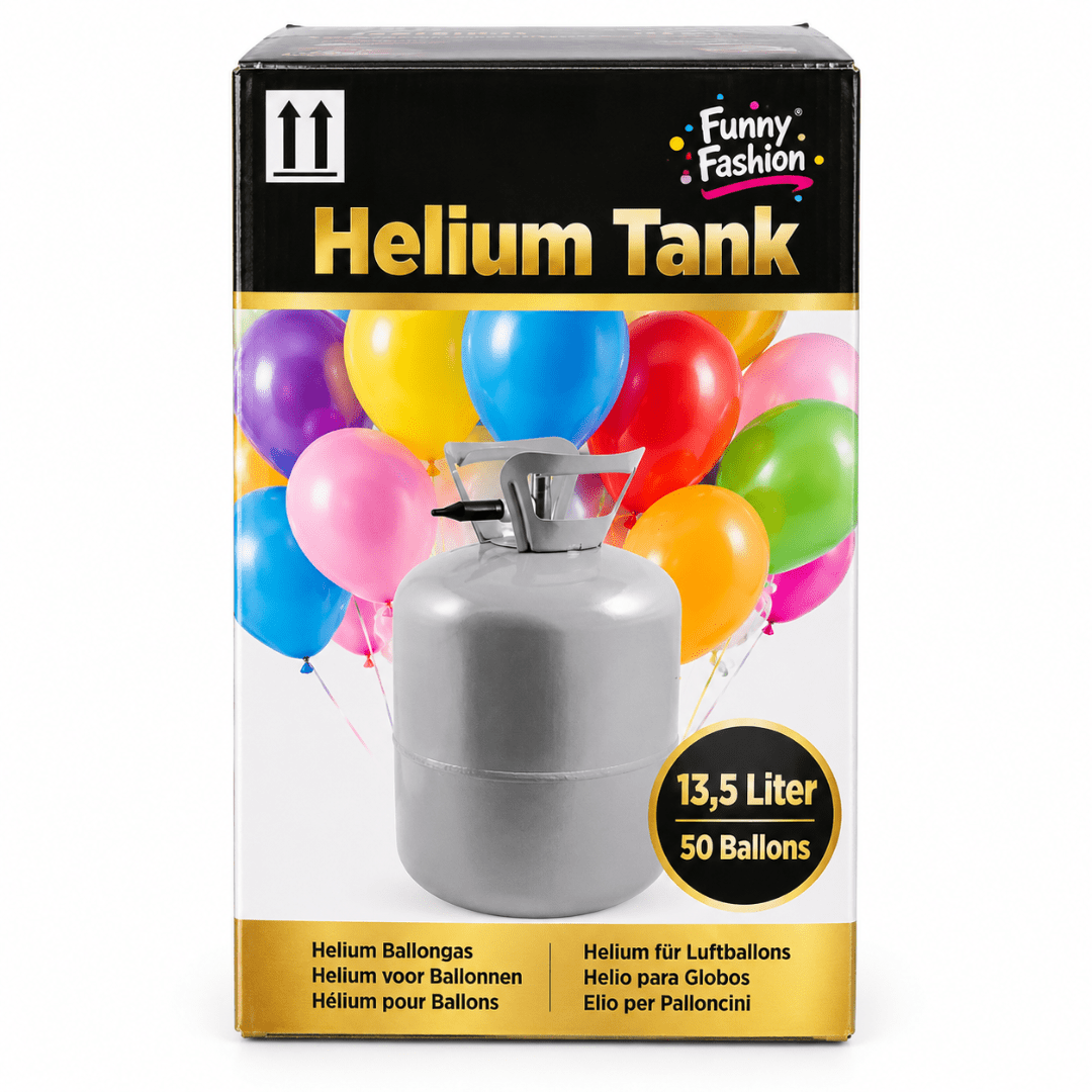 Helium Ballongas Einwegflasche für 50 Ballons - TwentyFourParty