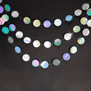 Holografische Girlande Rund - TwentyFourParty