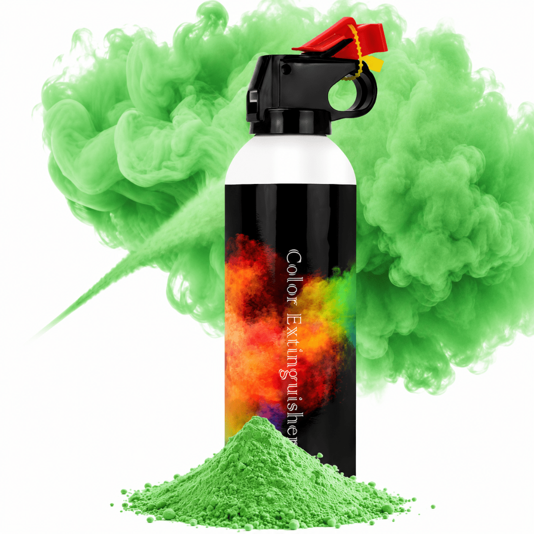 Holy Farbpulverlöscher Grün 300 g – Spektakuläre grüne Farbwolken - TwentyFourParty
