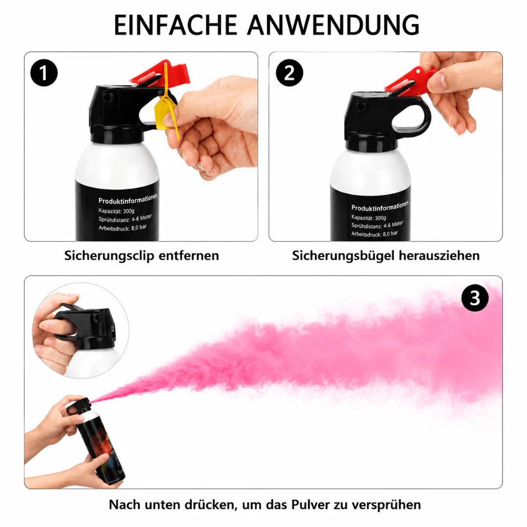 Holy Farbpulverlöscher Pink 300 g – Holi & Gender Reveal