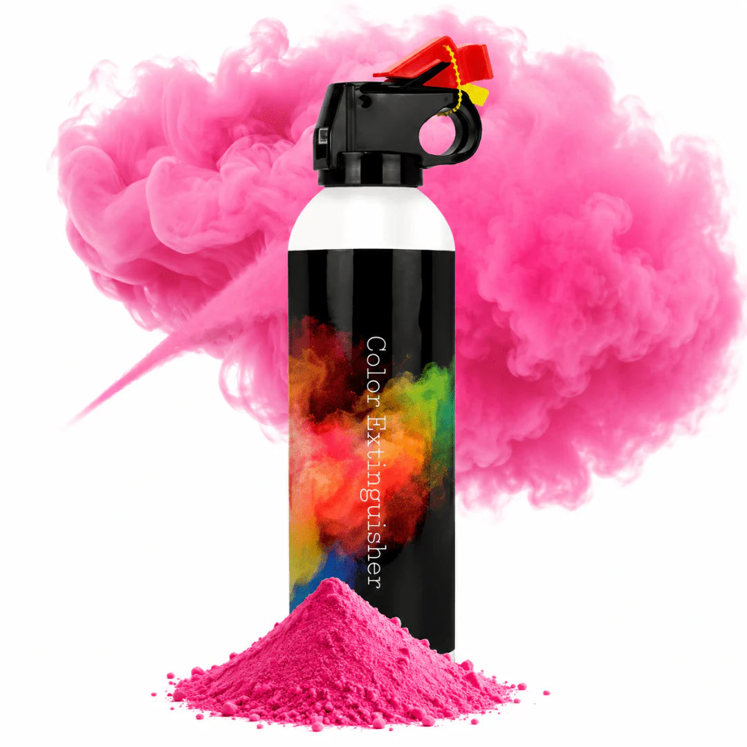 Holy Farbpulverlöscher Pink 300 g – Holi & Gender Reveal