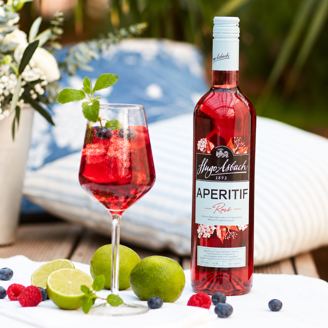 Hugo Asbach Aperitif Rosé 0,75 l - TwentyFourParty