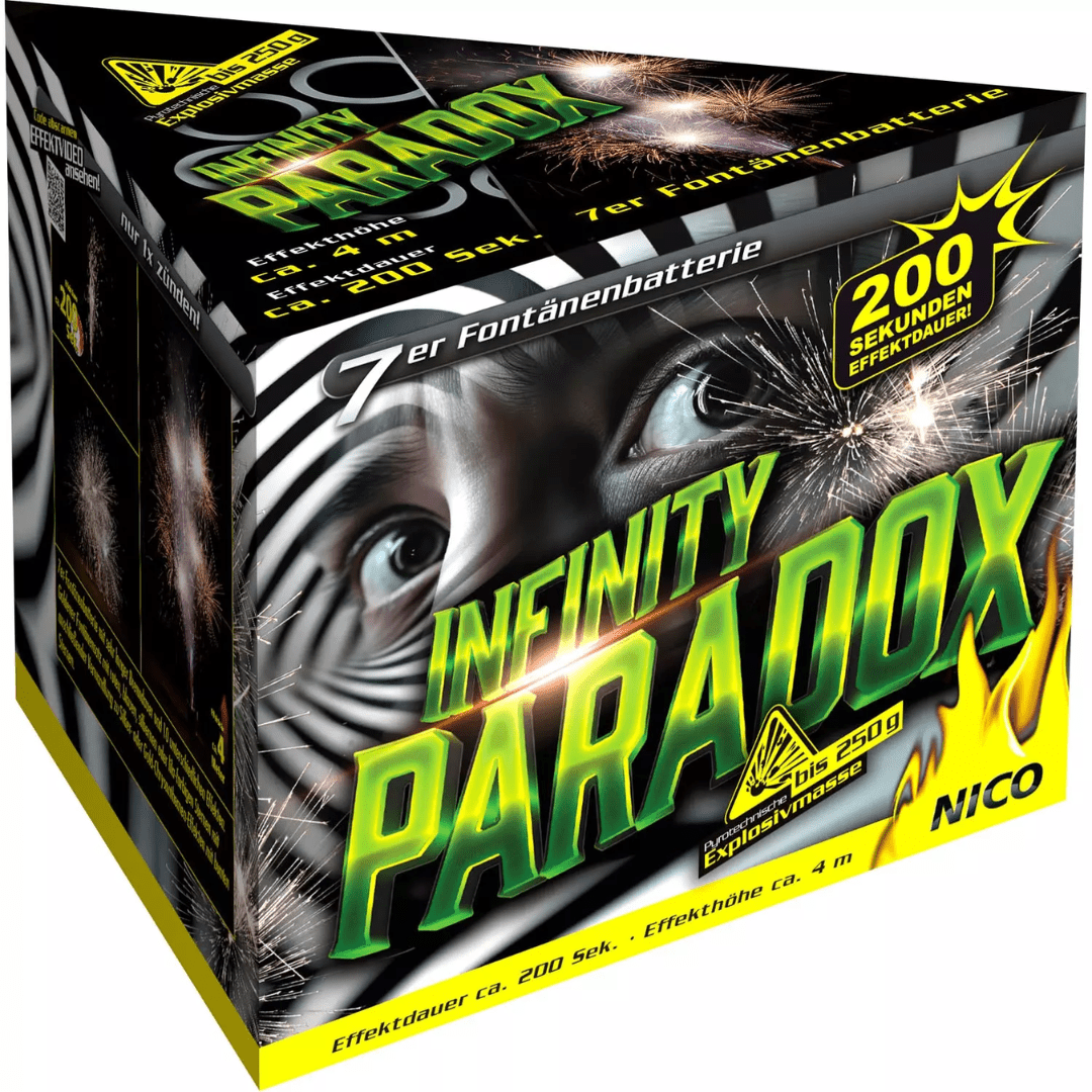 Infinity Paradox, 7er - Fontänenbatterie - TwentyFourParty