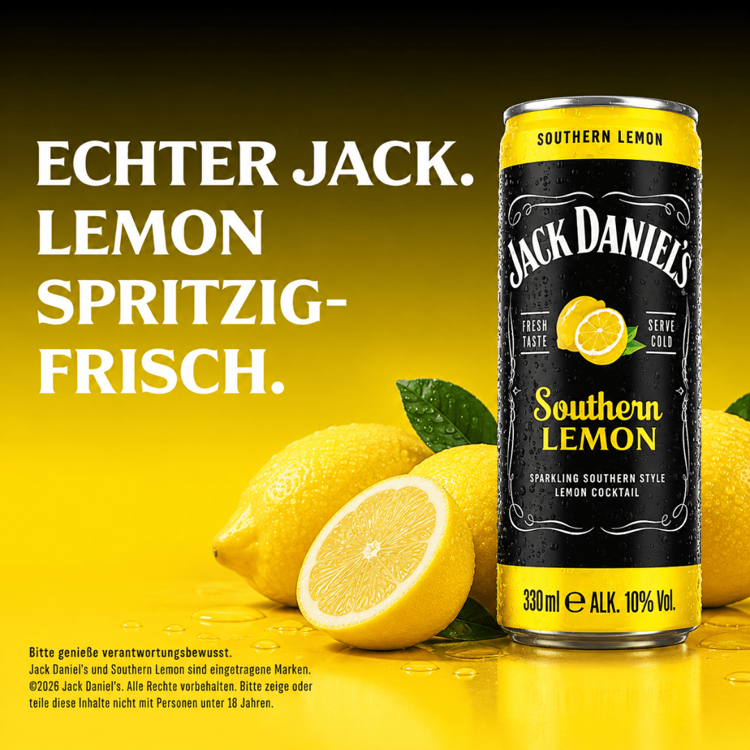 Jack Daniel's Southern Lemon Ready to Drink 10 % - TwentyFourParty
