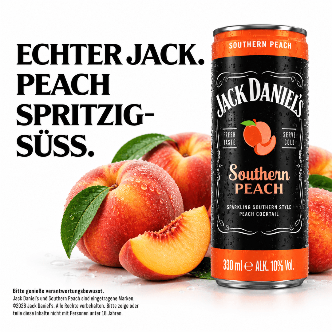 Jack Daniel's Southern Peach Ready to Drink 10 % - TwentyFourParty