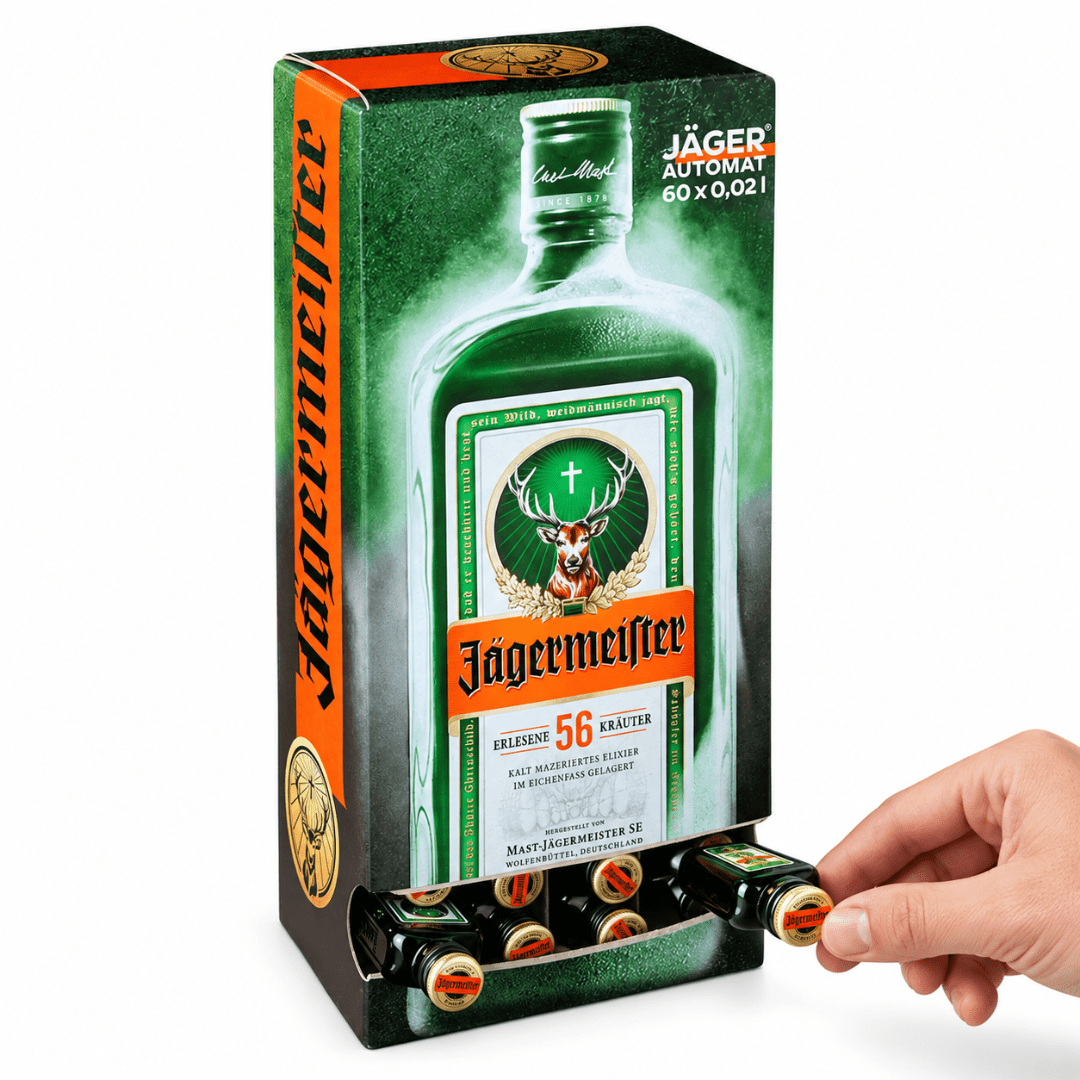 Jägermeister FREEZE O MAT Set mit 60 Mini Shots 2 cl - TwentyFourParty
