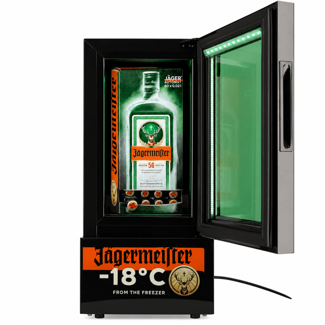 Jägermeister FREEZE O MAT Set mit 60 Mini Shots 2 cl - TwentyFourParty