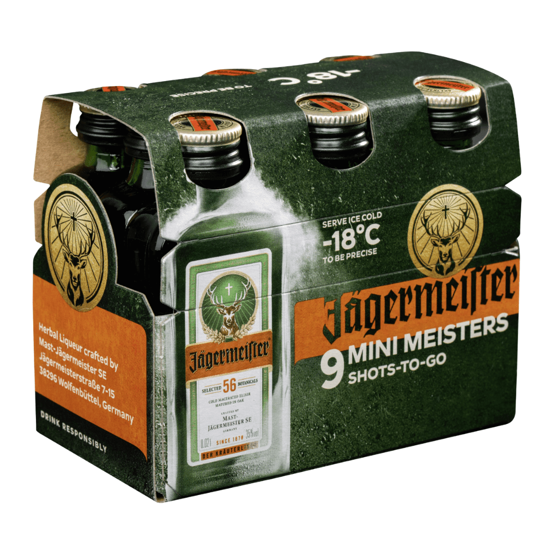 Jägermeister Mini Shots 2 cl 9 Stück - TwentyFourParty