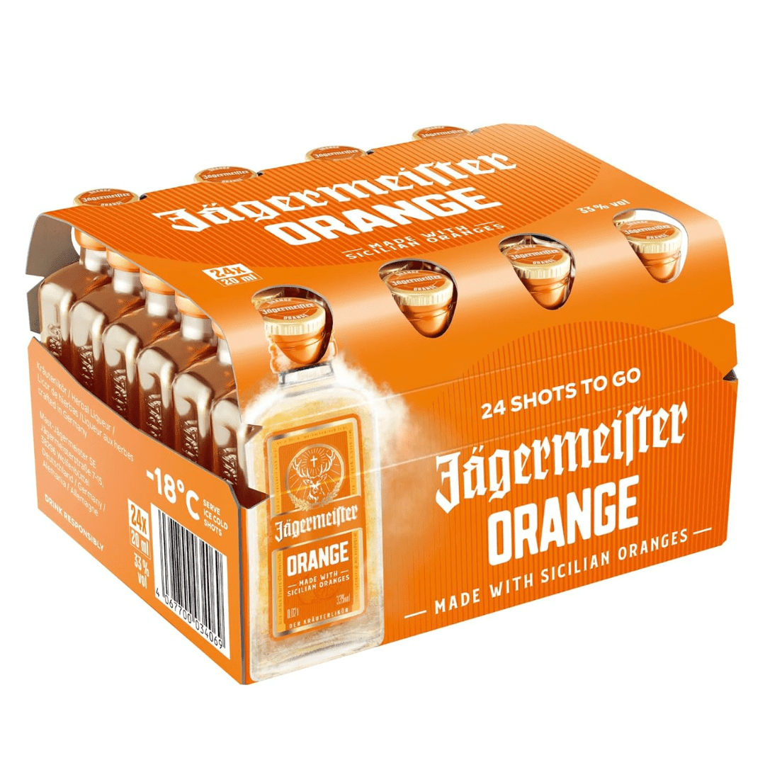 Jägermeister Orange Mini Shots 2 cl 24 Stück - TwentyFourParty