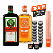 Jägermeister Party Set Original Orange mit 80 Bechern - TwentyFourParty